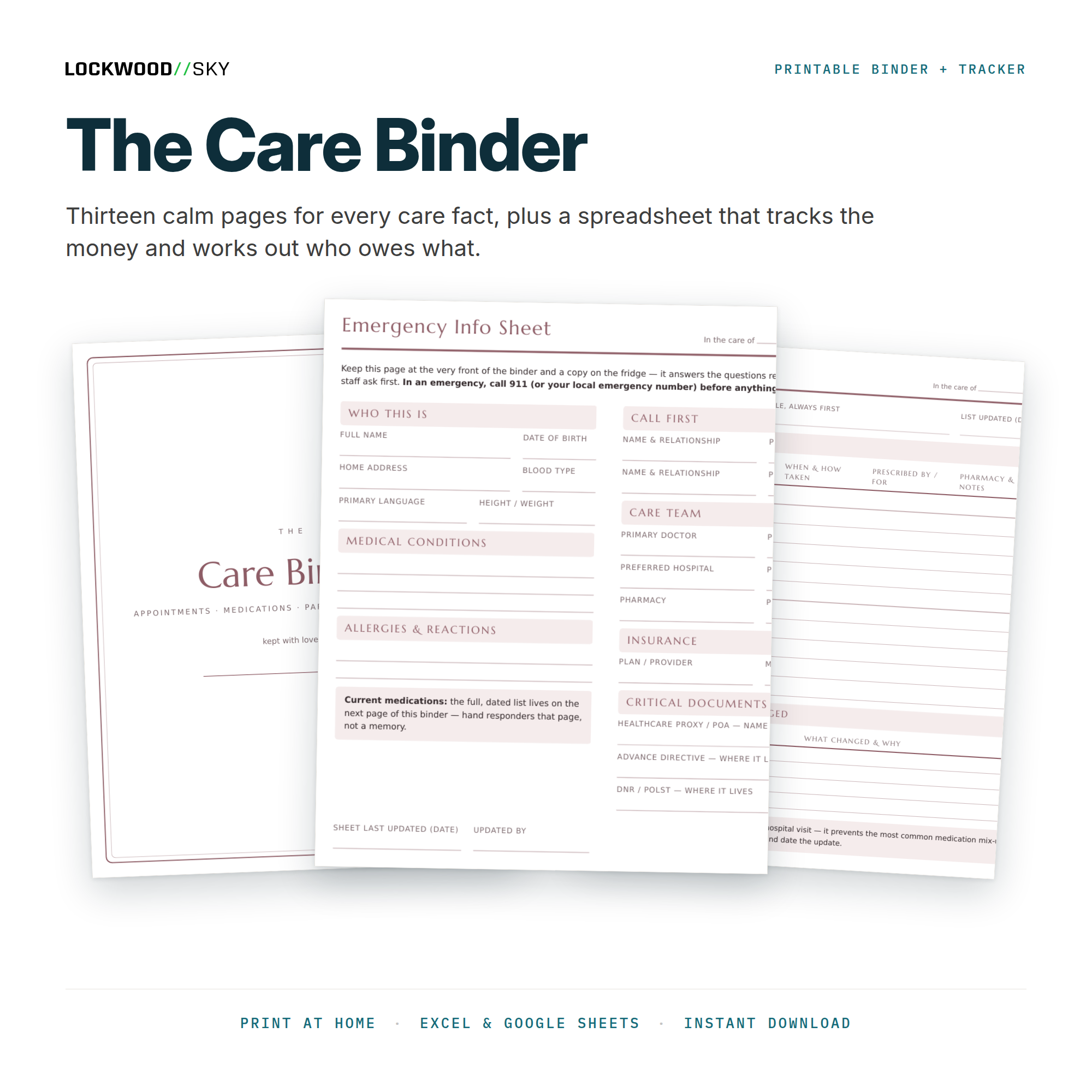 The Care Binder